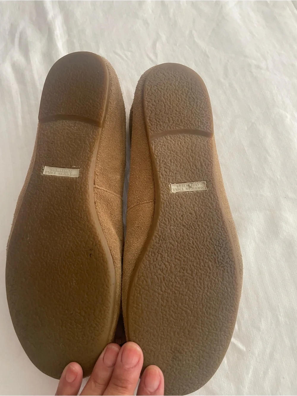 American Eagle Outfitters suede ballet